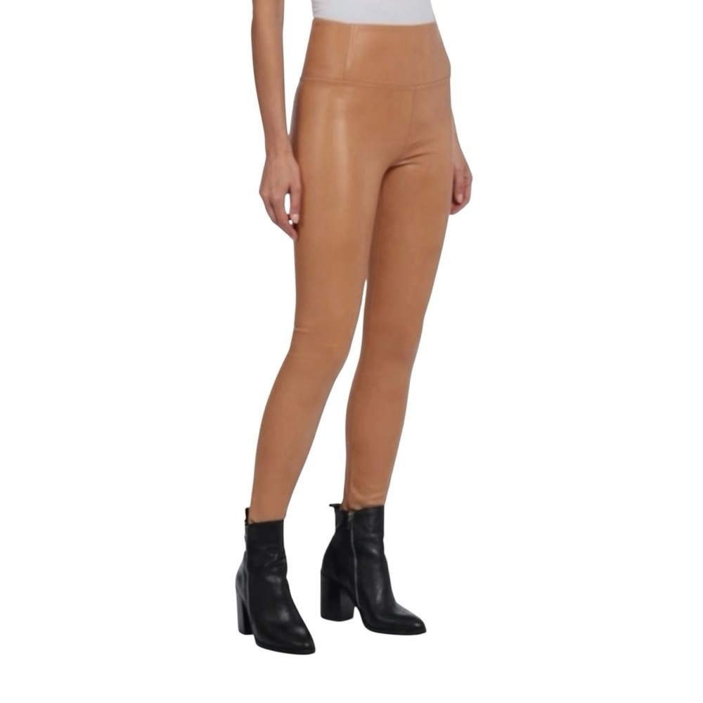 Avec Les Filles Faux Leather Leggings Size Large Biscotti Style 80156 - Picture 2 of 8